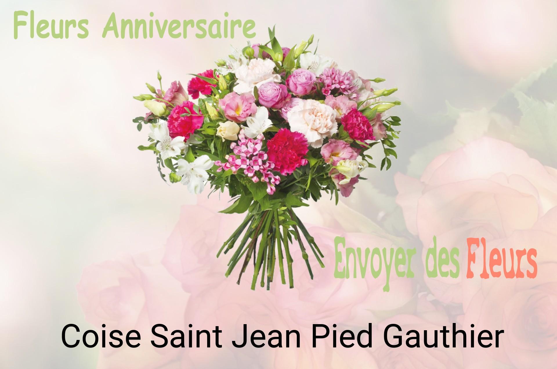 Bouquet de fleurs d’anniversaire livré à Coise-Saint-Jean-Pied-Gauthier
